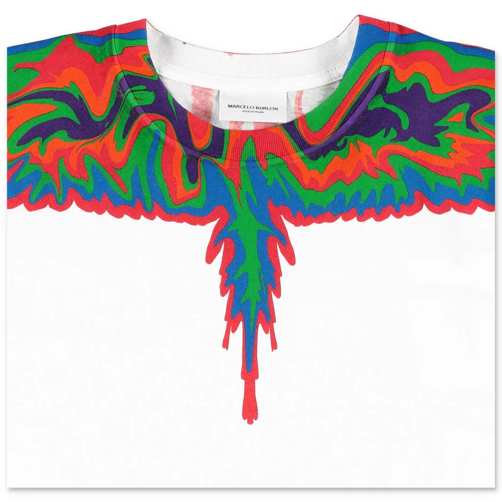 Wings-Print Cotton T-Shirt