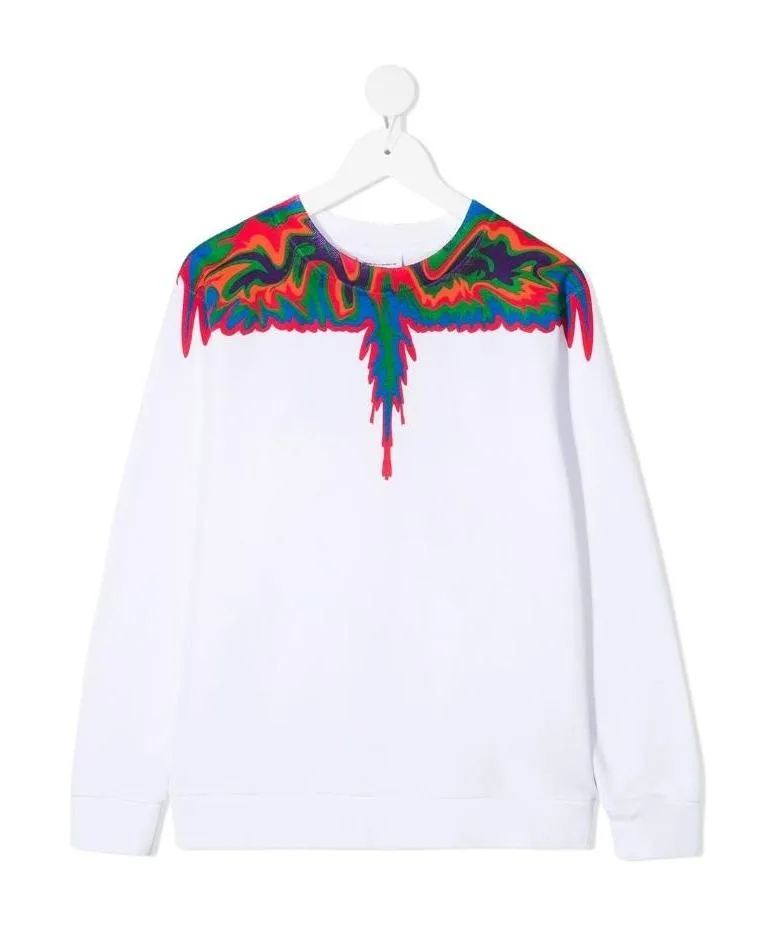 Wings-Print Sweatshirt