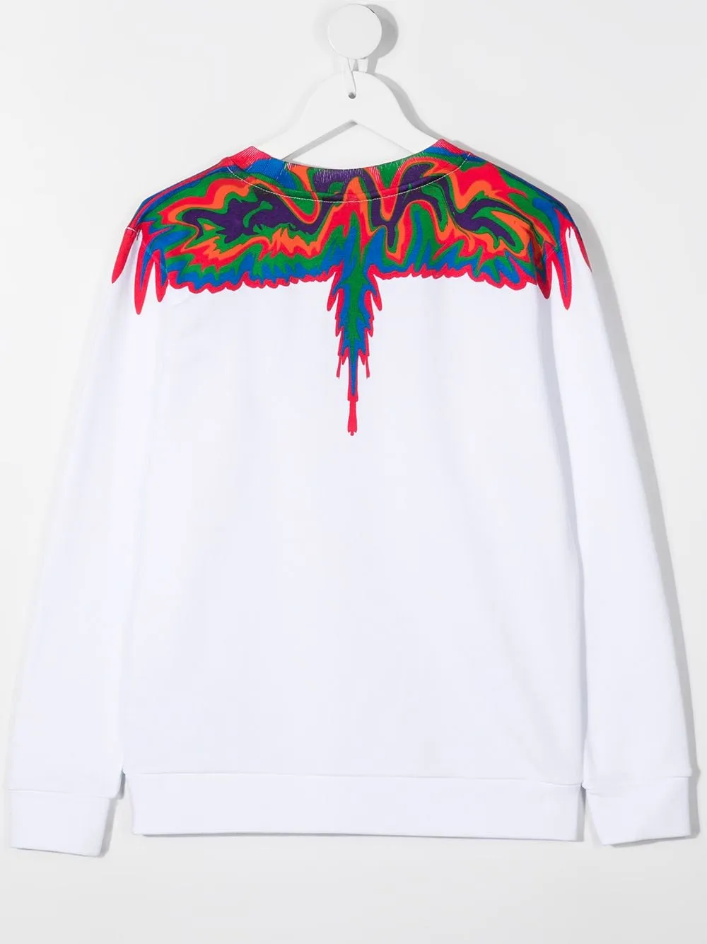 Wings-Print Sweatshirt