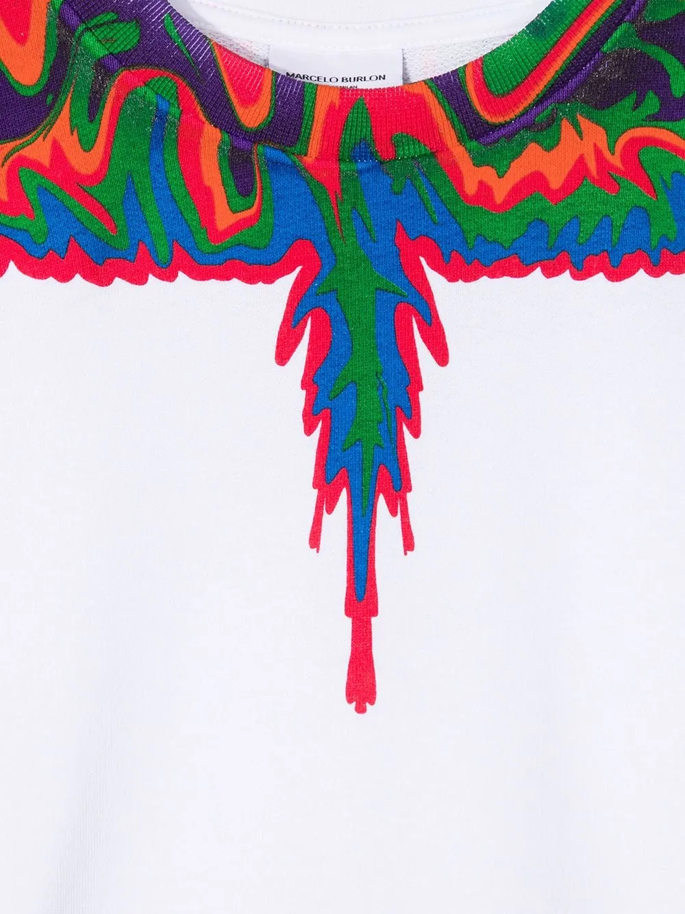 Wings-Print Sweatshirt