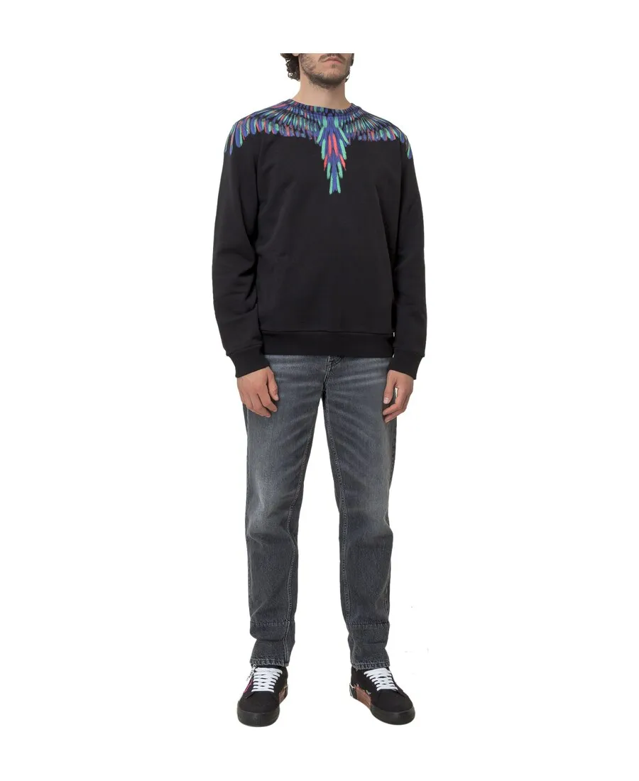 Wings Print Sweatshirt