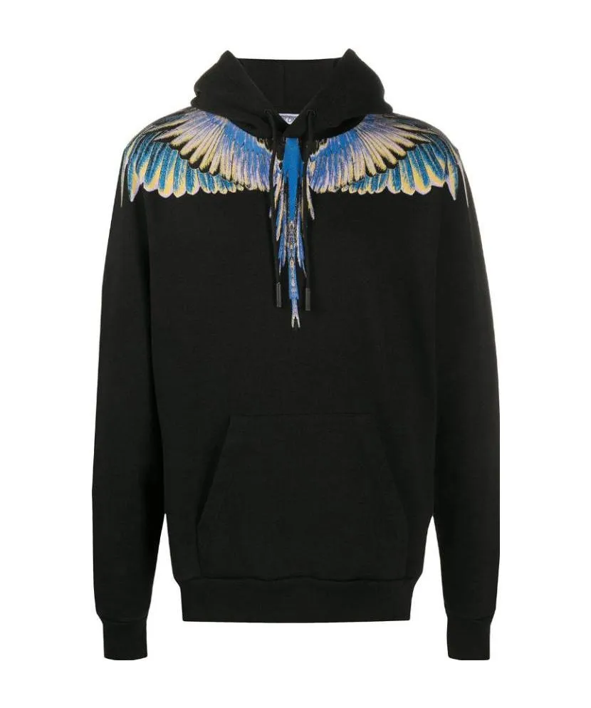 Wings Print Hoodie