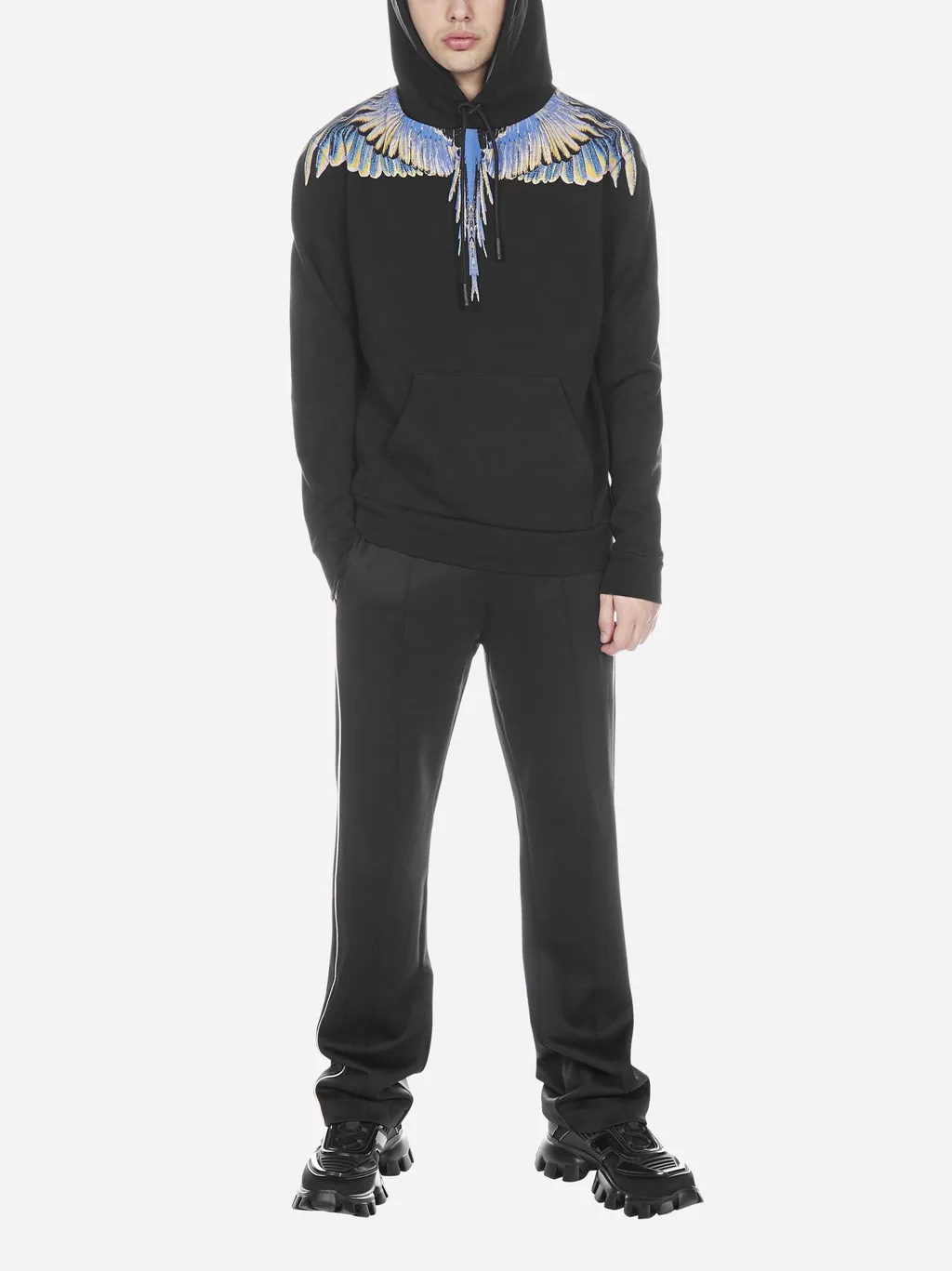Wings Print Hoodie