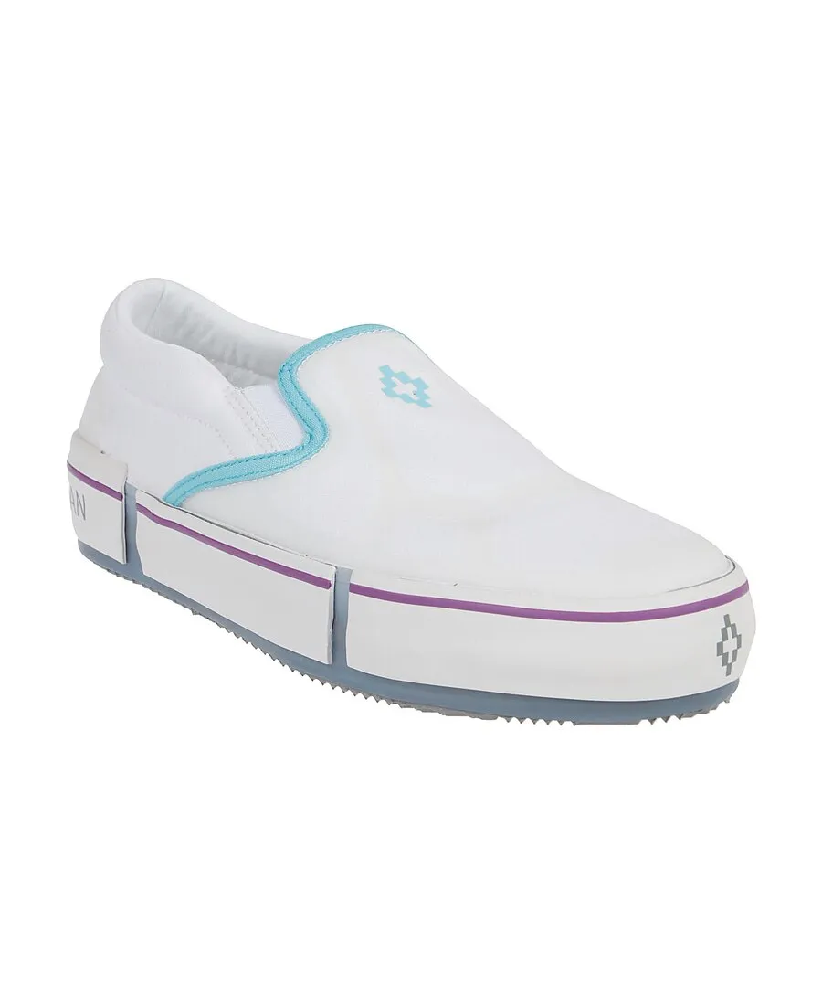 County Of Milan Logo Printed Slip-On Sneakers