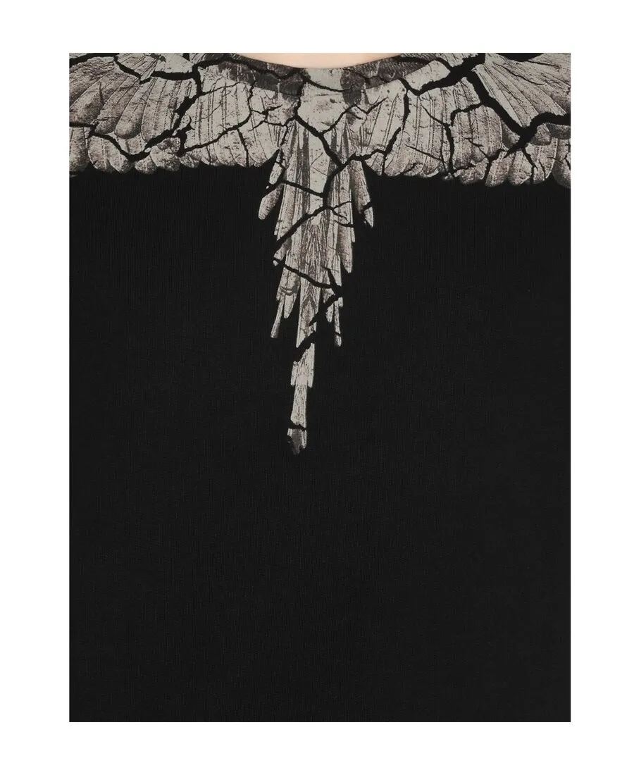 Wings Print Sweatshirt