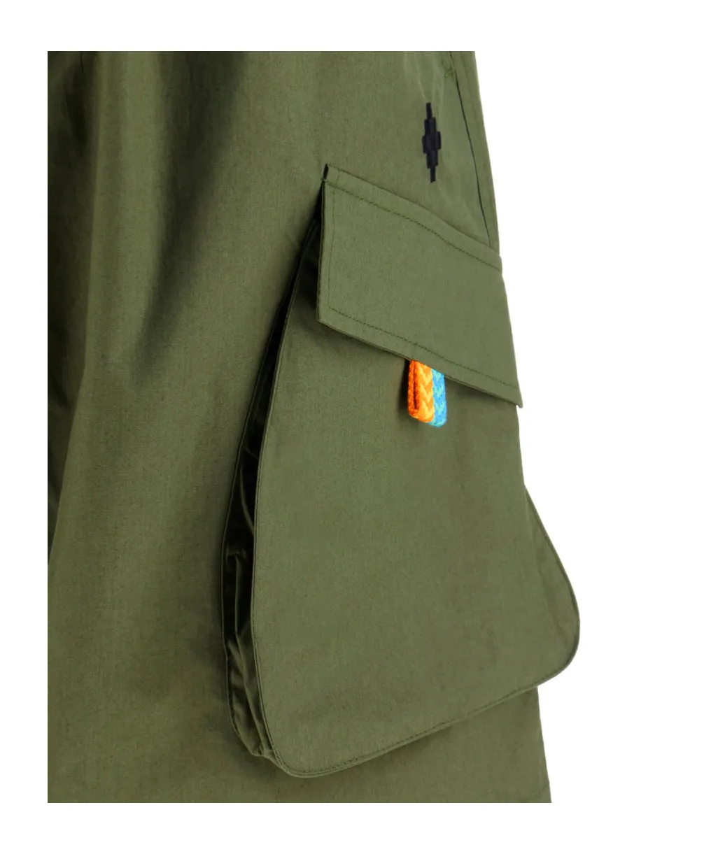 Logo Embroidered Cargo Shorts