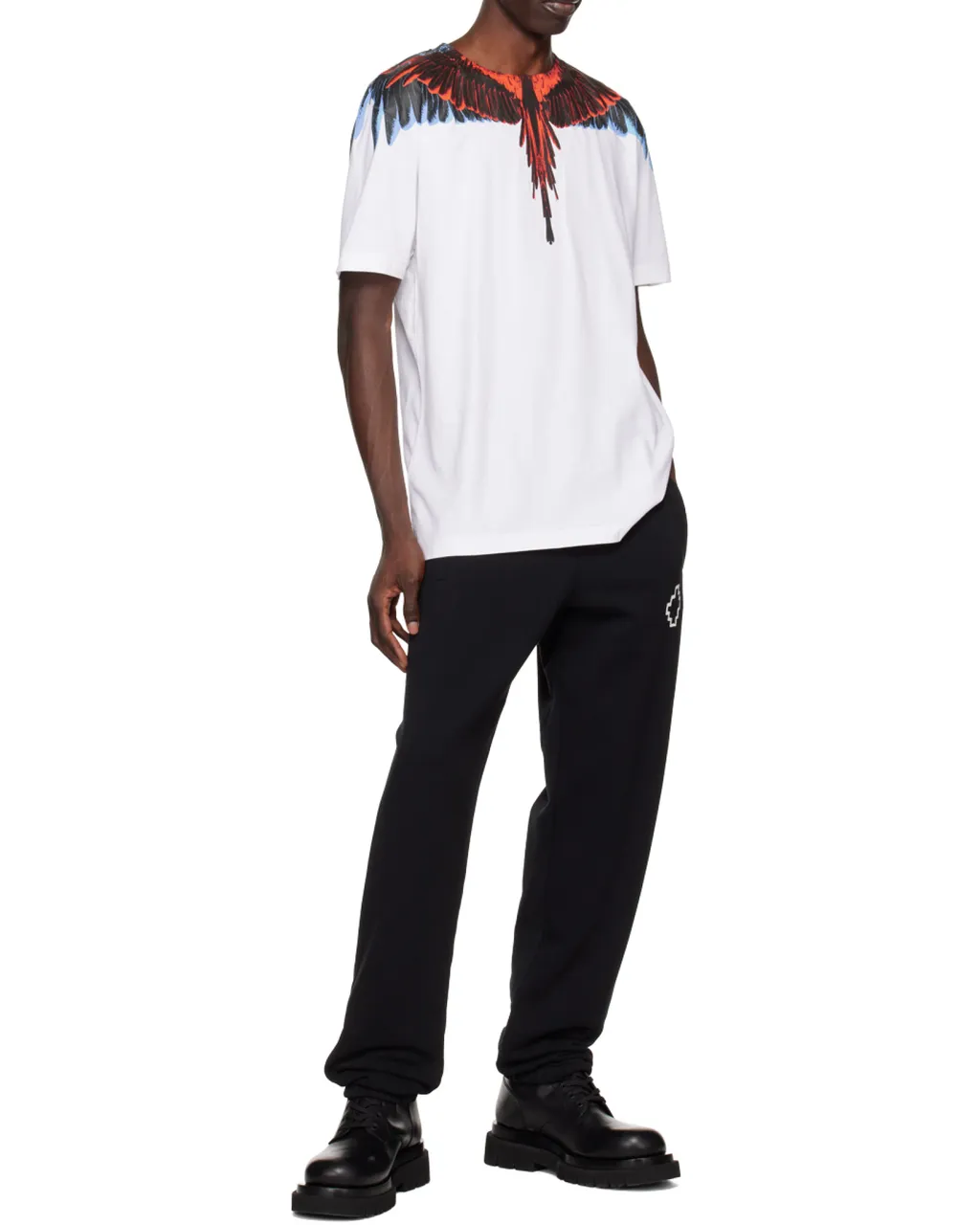 County Of Milan Icon Wings Printed Crewneck T-Shirt