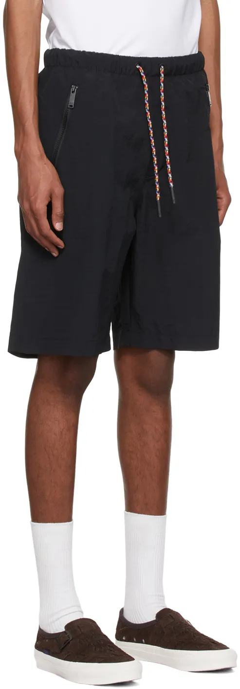 County Of Milan Logo Embroidered Drawstring Shorts