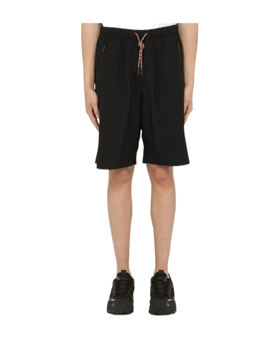 County Of Milan Logo Embroidered Drawstring Shorts