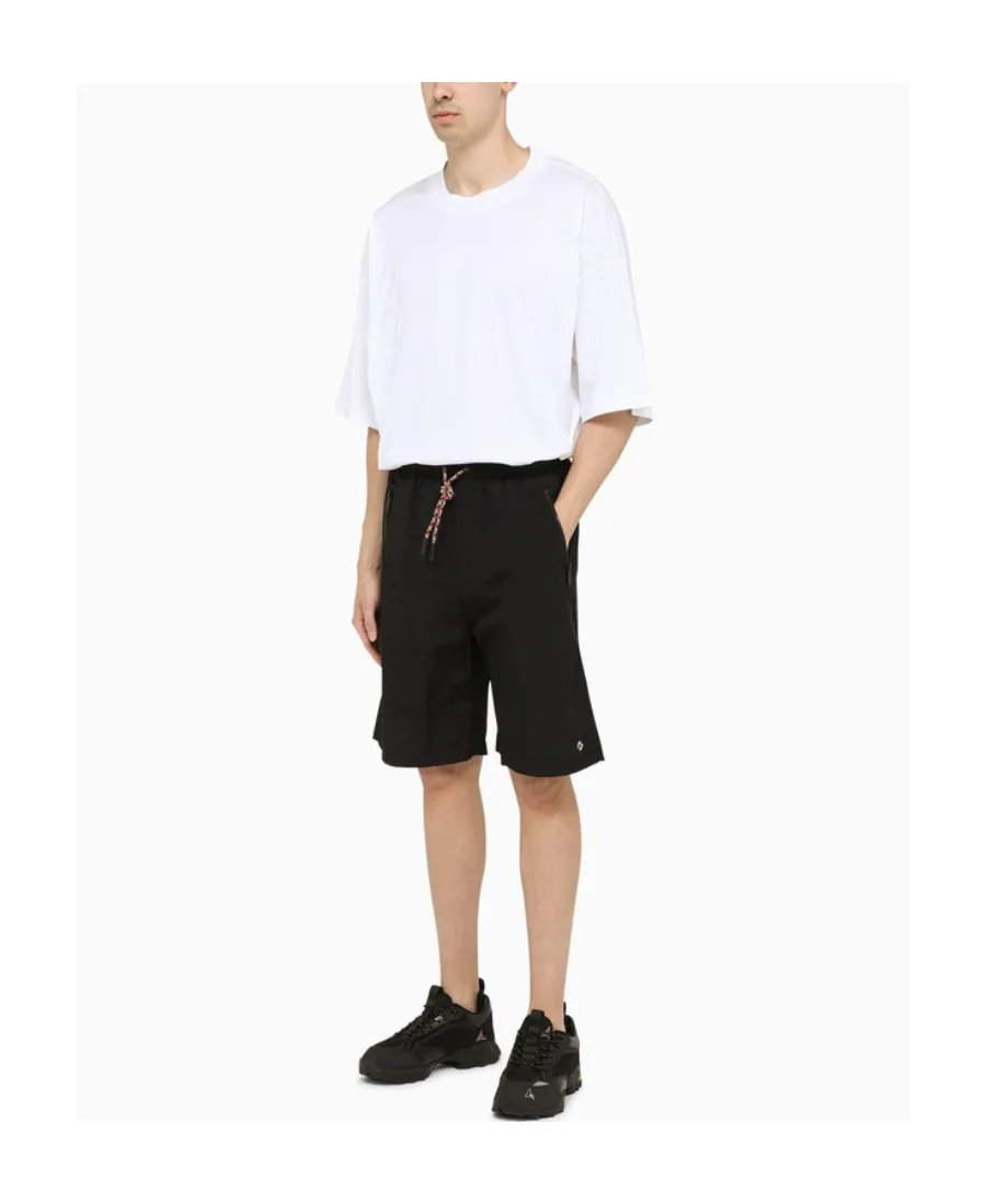 County Of Milan Logo Embroidered Drawstring Shorts