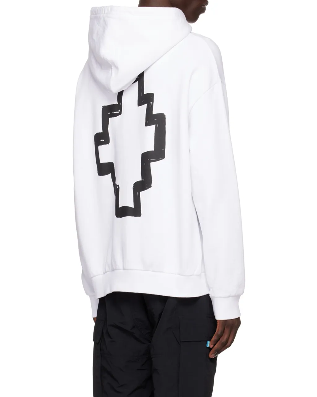 County Of Milan Tempera Cross Drawstring Hoodie