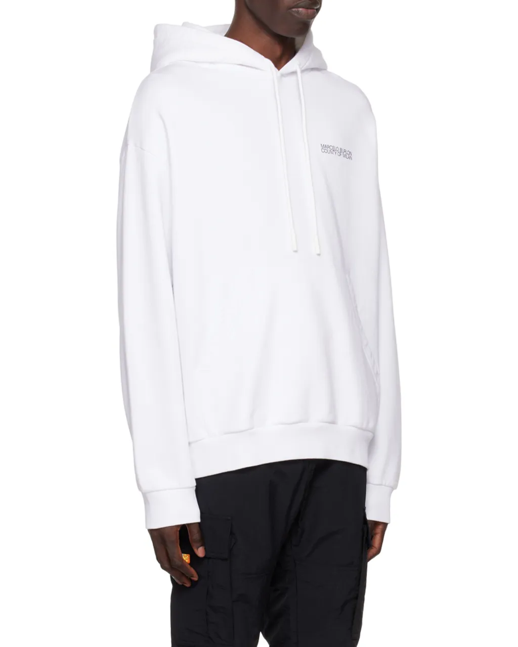 County Of Milan Tempera Cross Drawstring Hoodie