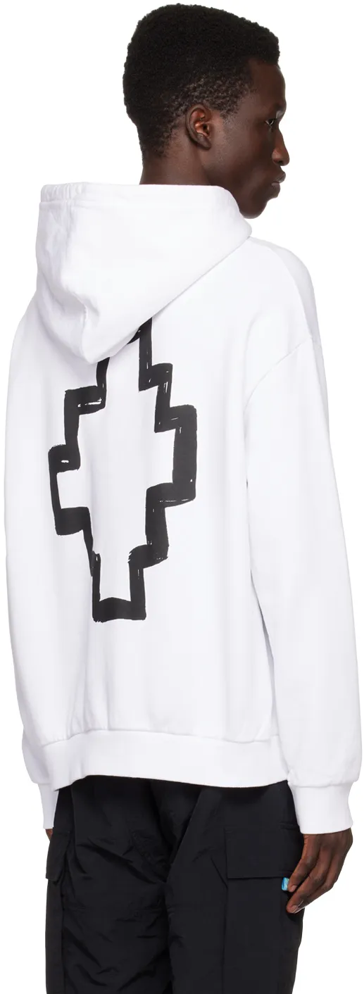 County Of Milan Tempera Cross Drawstring Hoodie