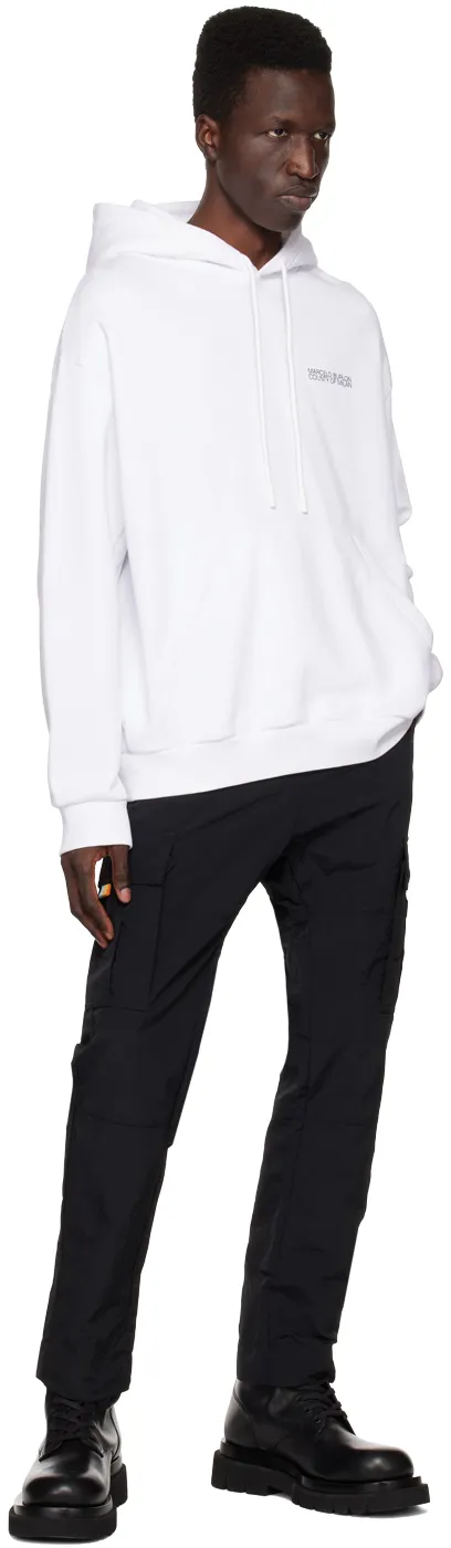 County Of Milan Tempera Cross Drawstring Hoodie