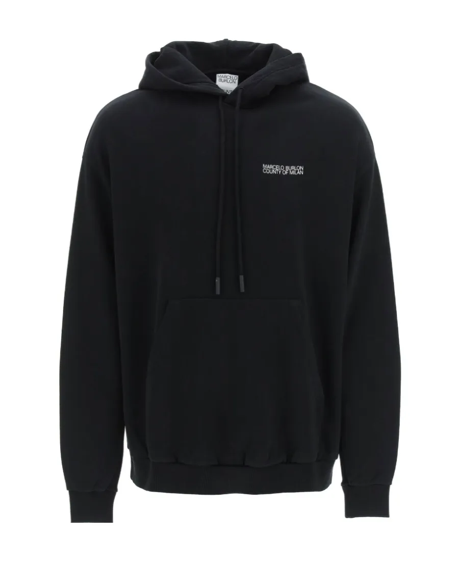 Logo Printed Drawstring Hoodie