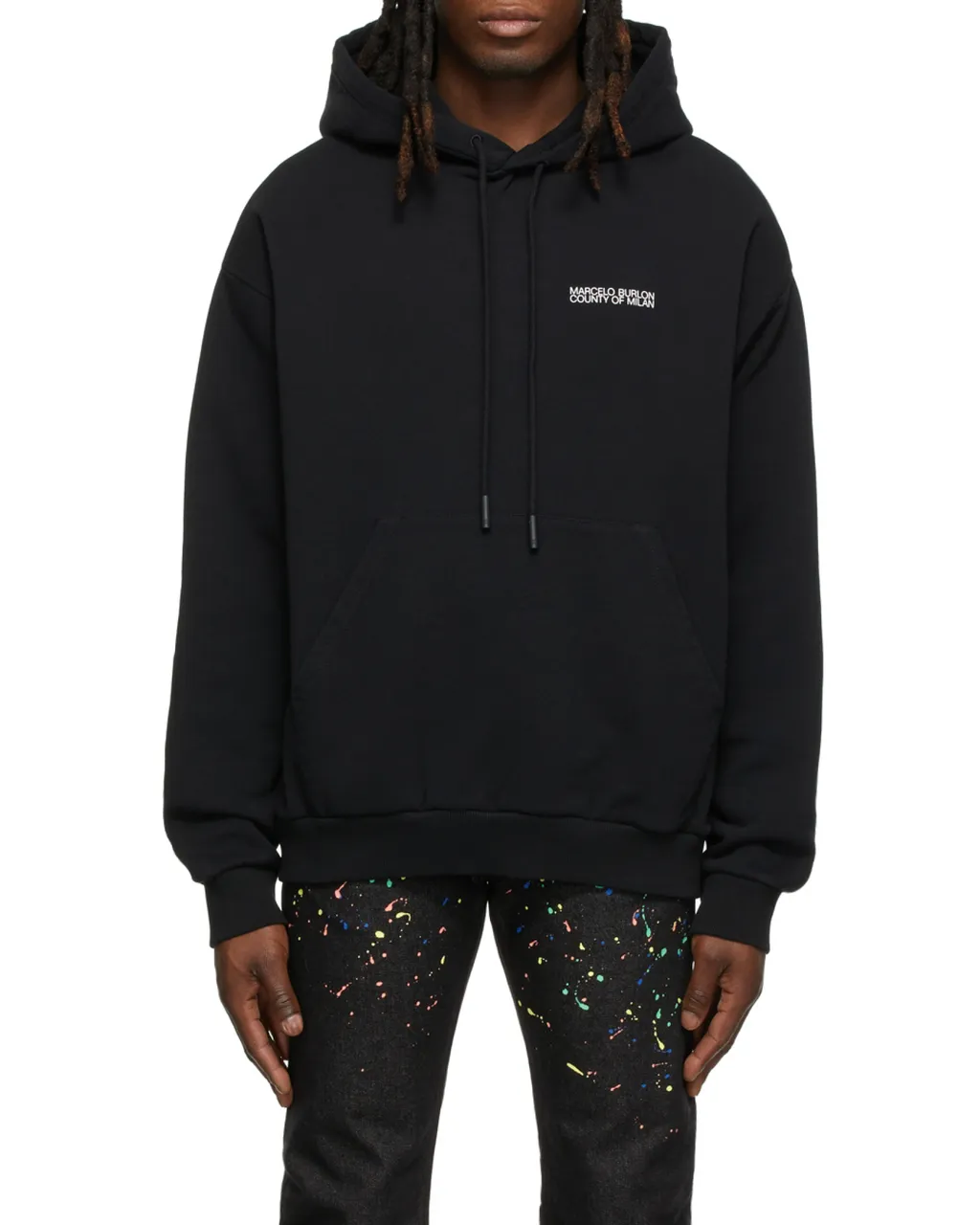 Logo Printed Drawstring Hoodie
