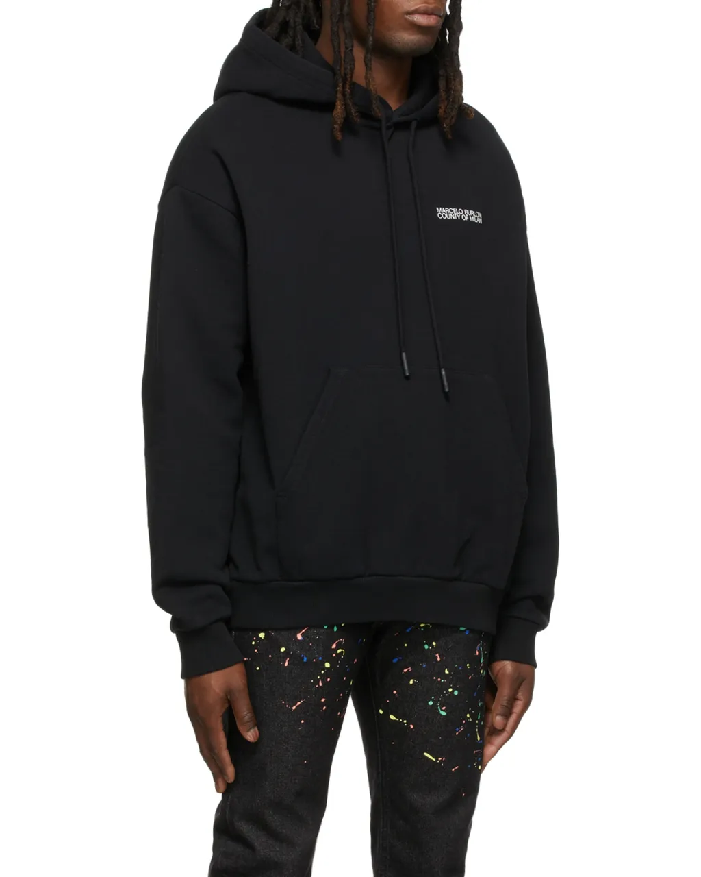 Logo Printed Drawstring Hoodie