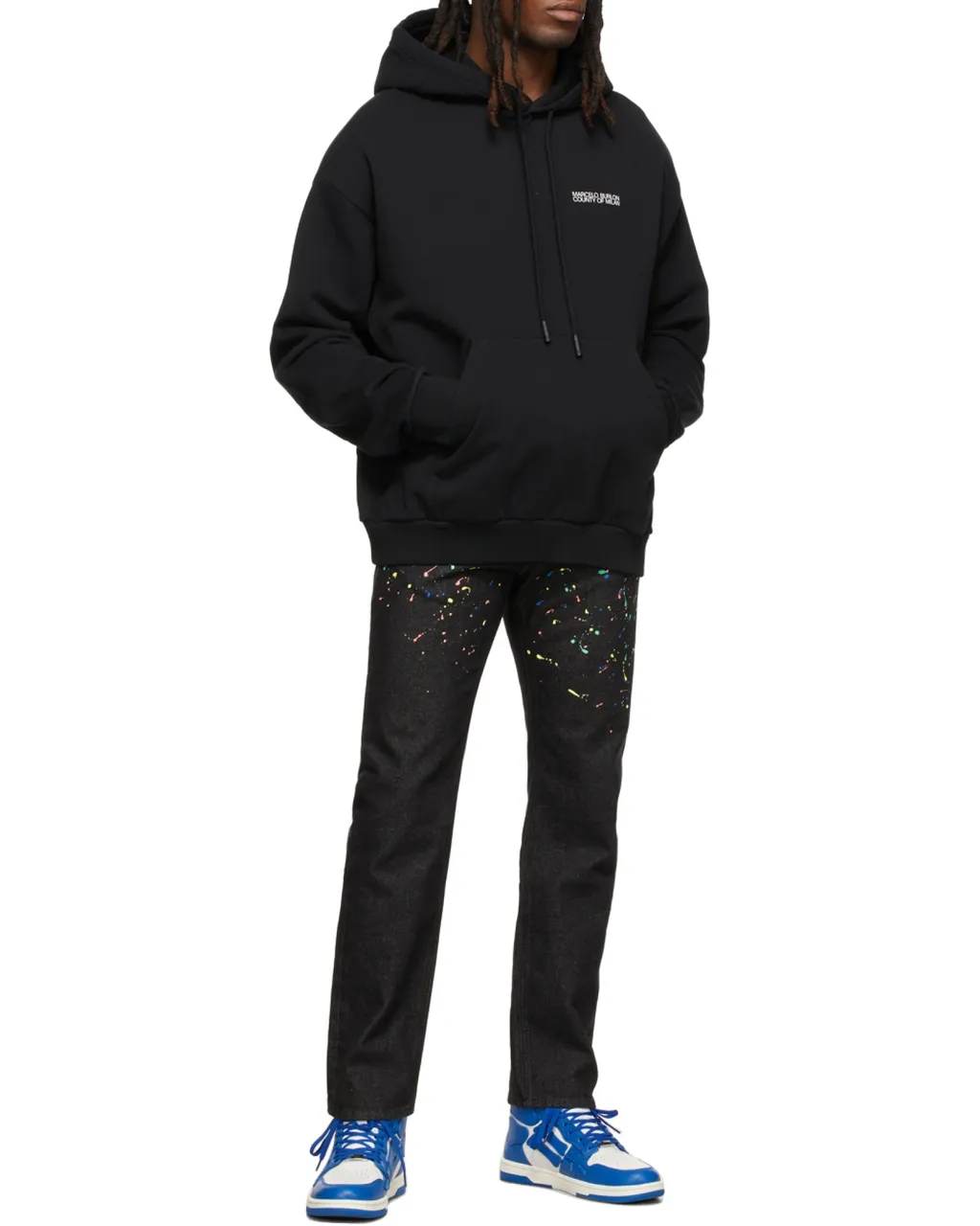 Logo Printed Drawstring Hoodie