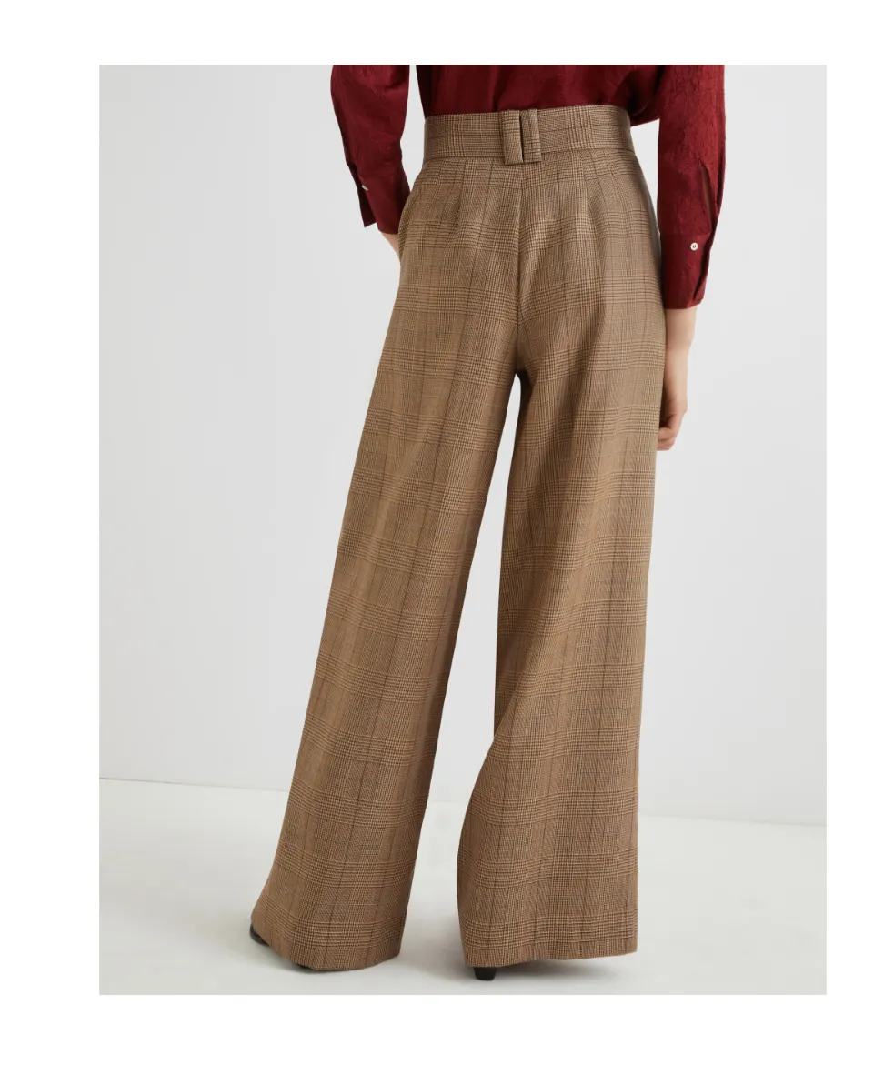 Wool Palazzo Trousers