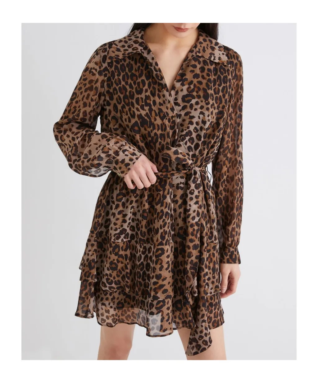 Georgette Flounce Dress