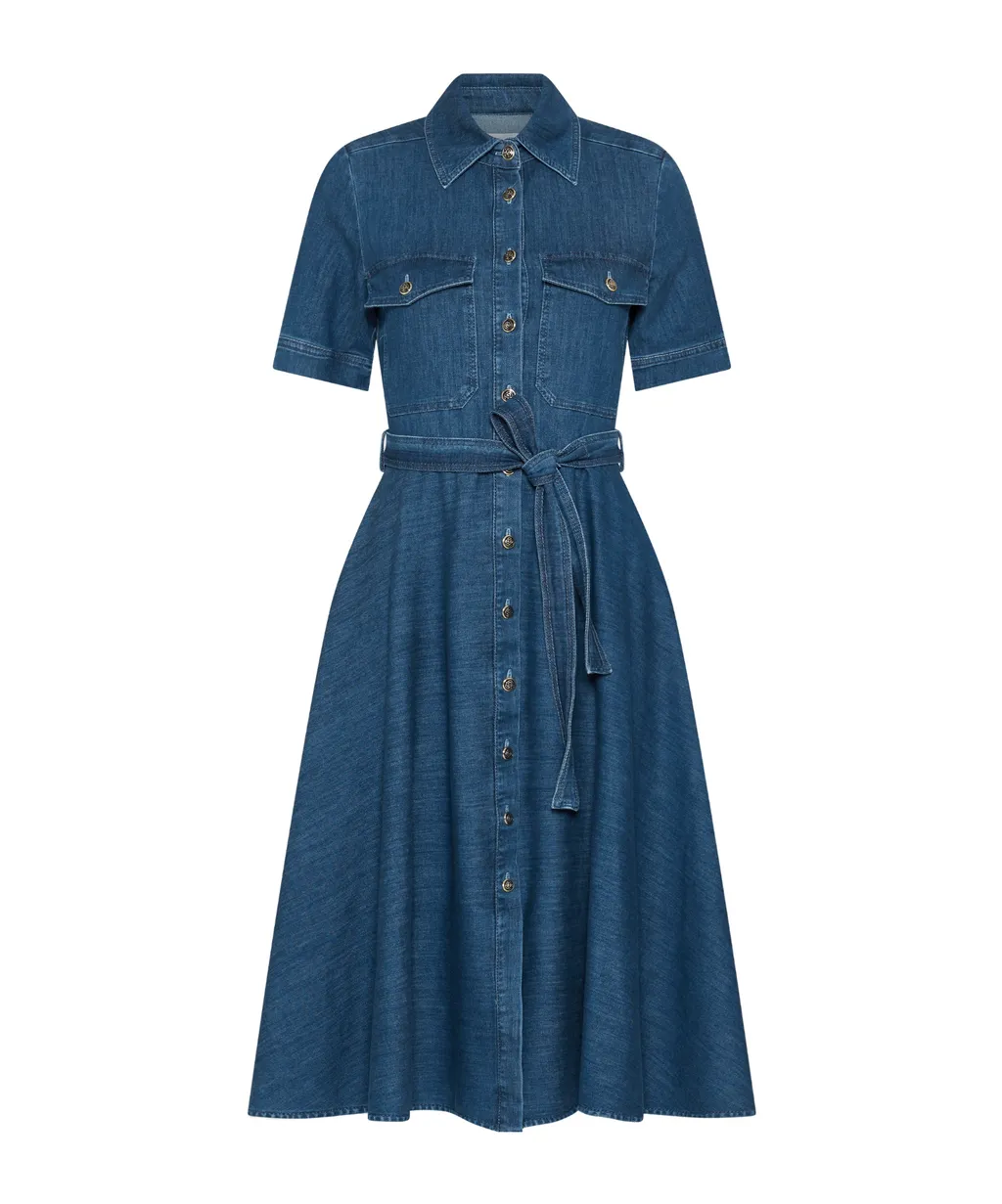 Denim Shirt Dress