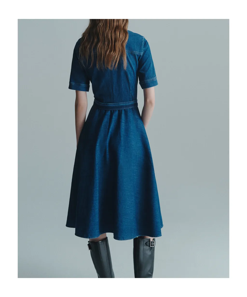Denim Shirt Dress