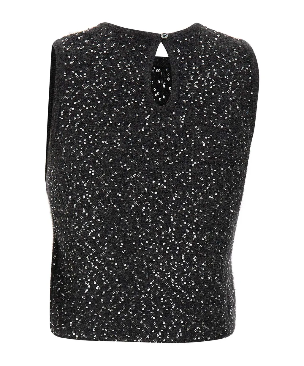 Crew Neck Vest