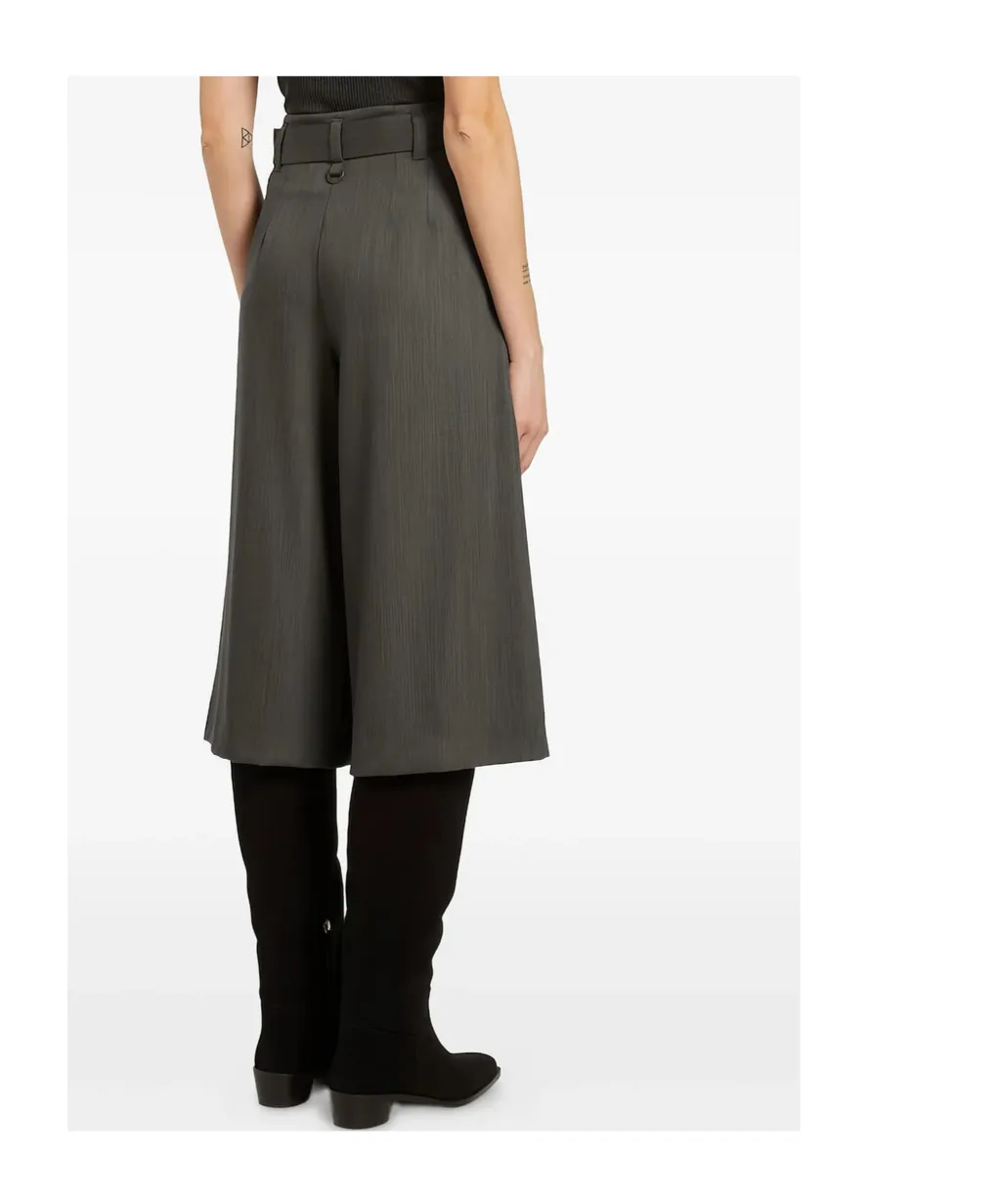 Pleated Belted Culottes