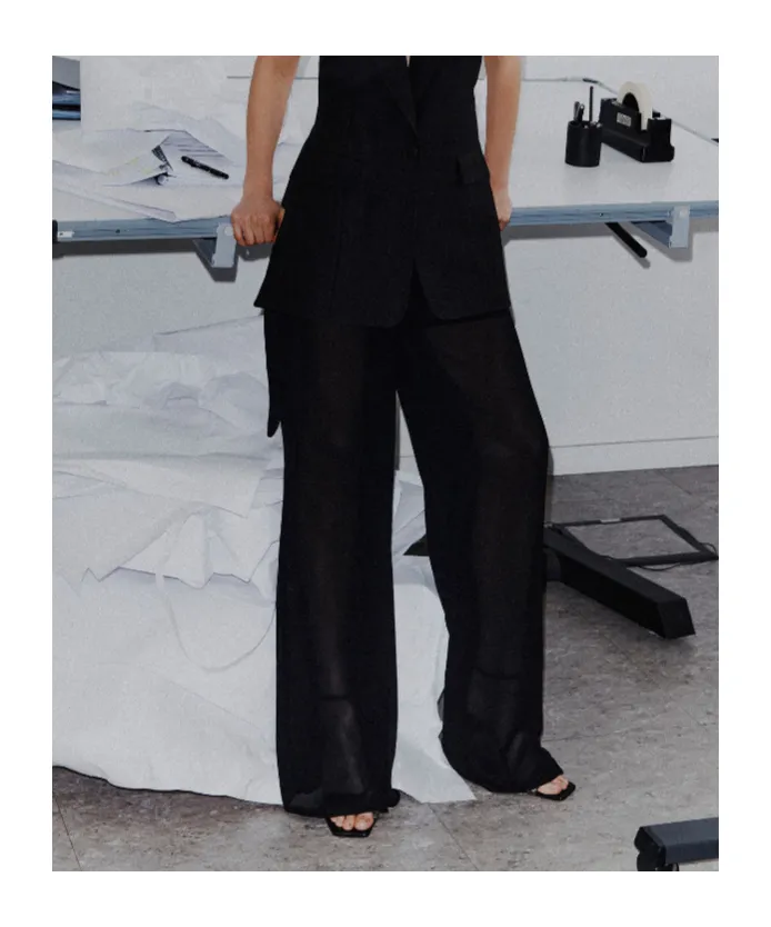Georgette Double Trousers