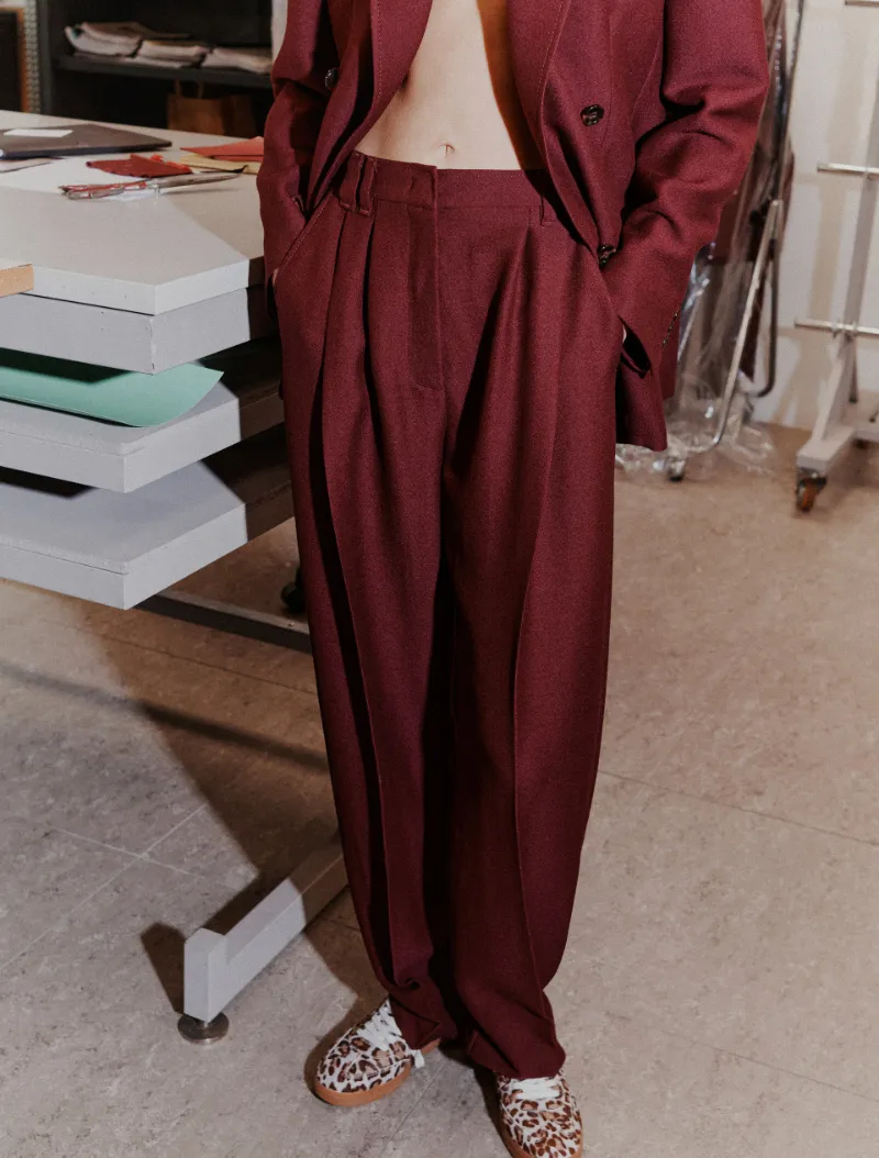 Wide-Leg Trousers