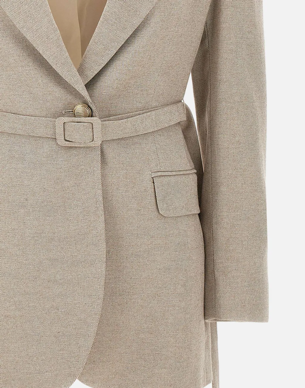 Long-Sleeved Blazer