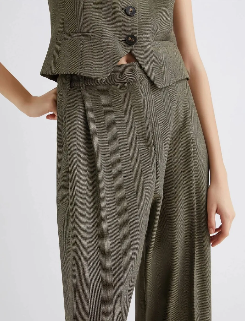 Belt Loop Casual Pants