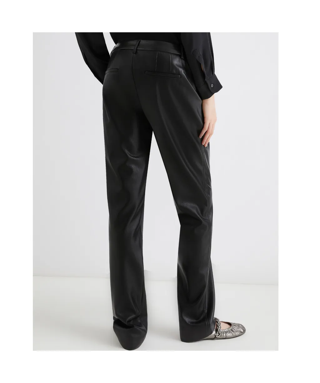 Coated Jersey Trousers
