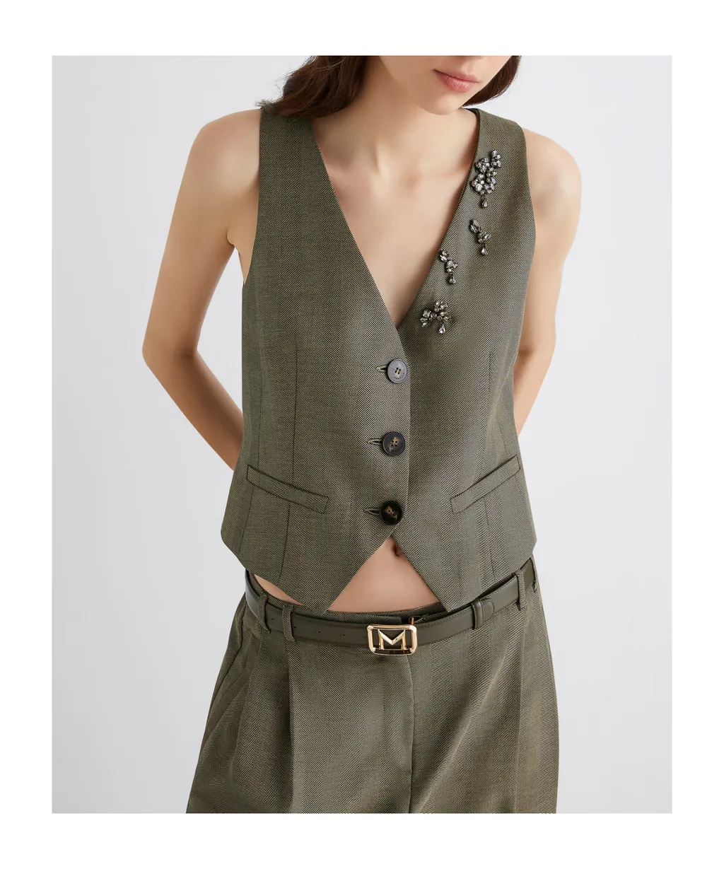 Fluid Twill Gilet