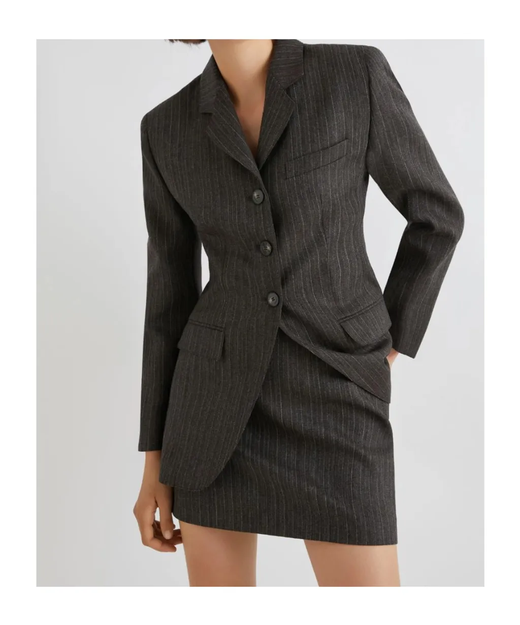 Slim-Fit Three-Button Blazer