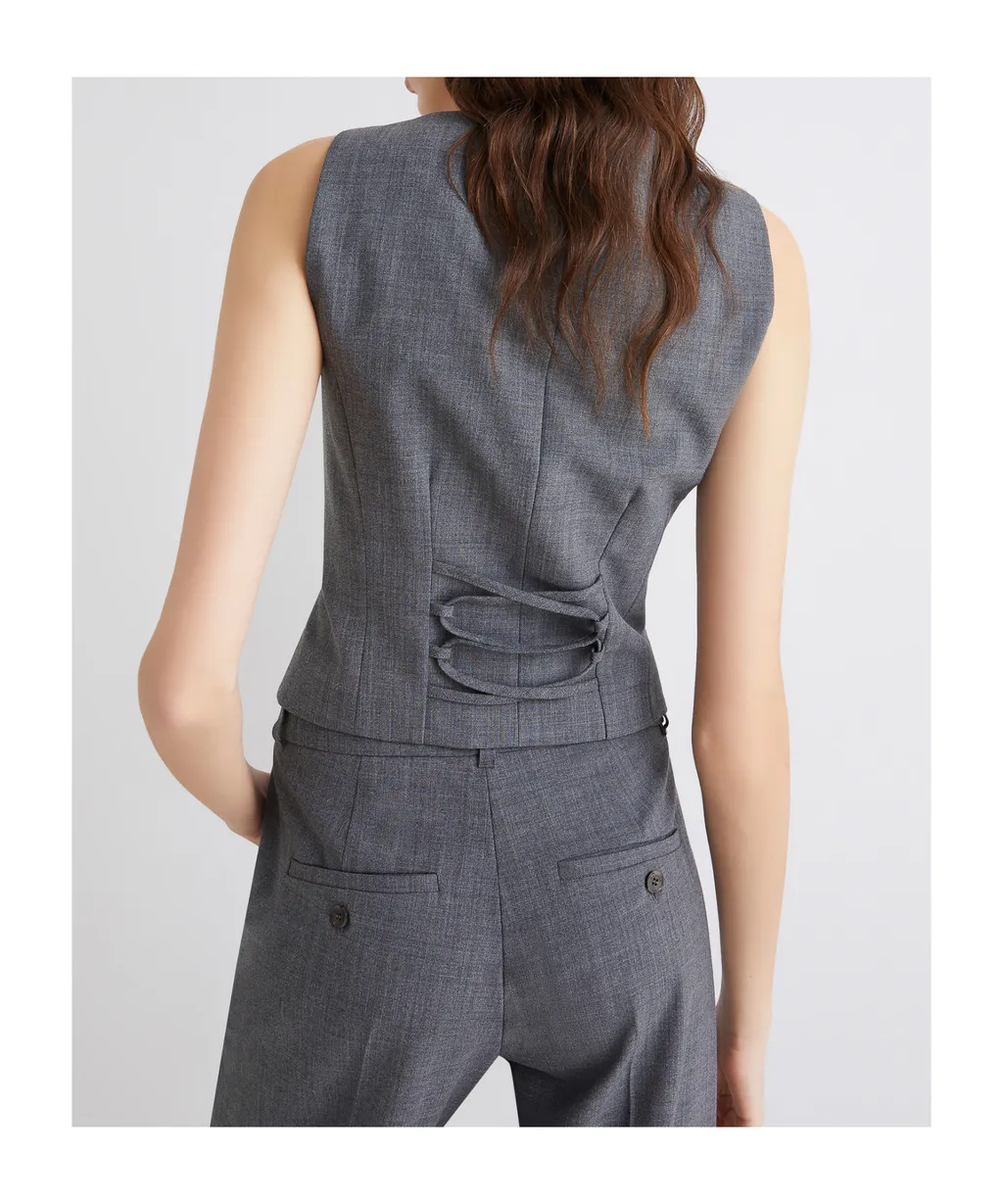 Wool-Blend Gilet