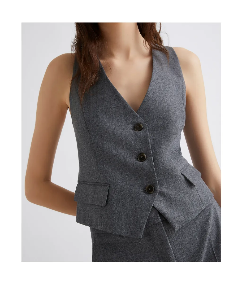 Wool-Blend Gilet