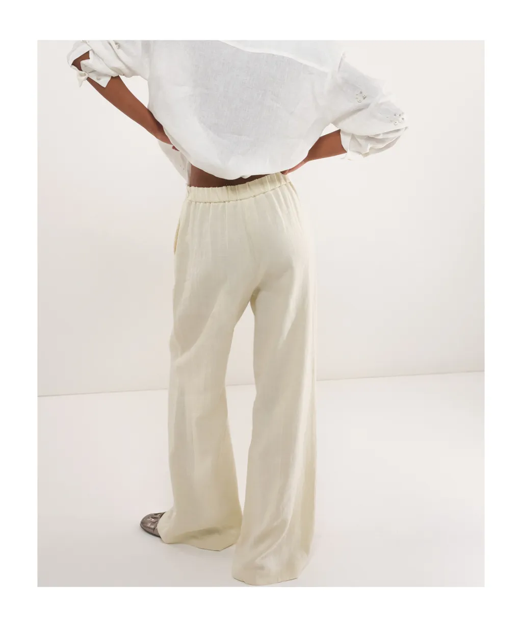 Linen And Cotton Trousers