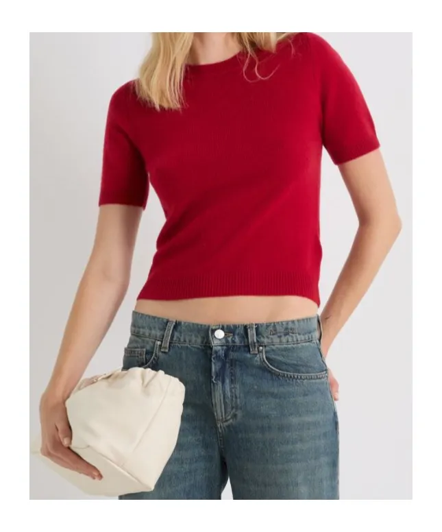 Cashmere-Blend T-Shirt