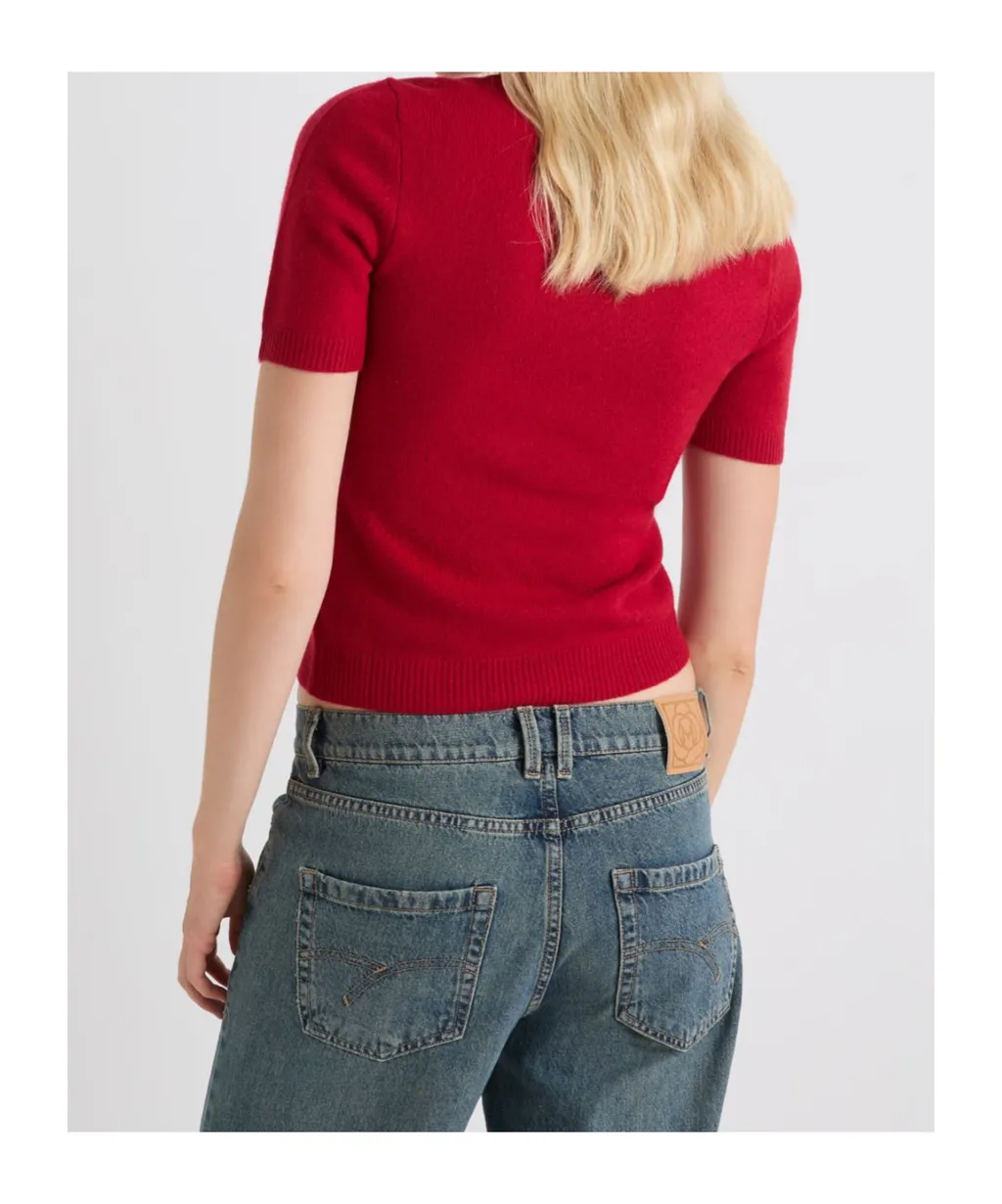 Cashmere-Blend T-Shirt