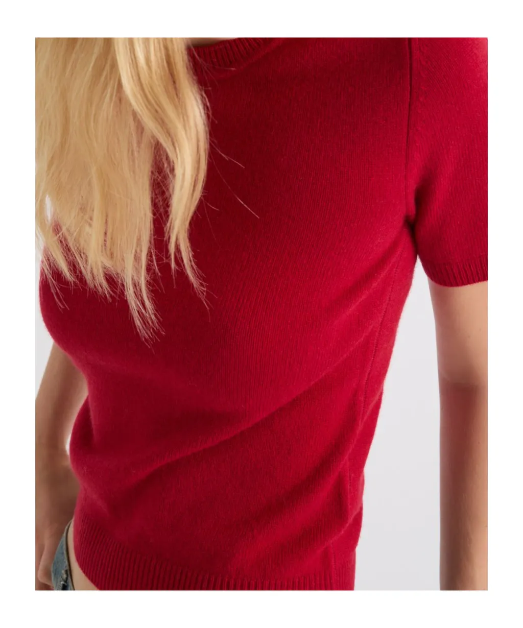 Cashmere-Blend T-Shirt