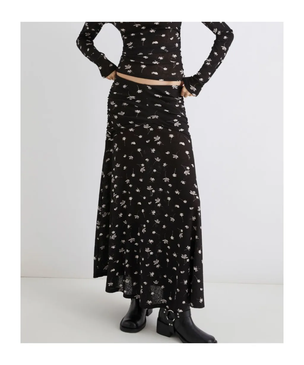 Tulle Jersey Skirt