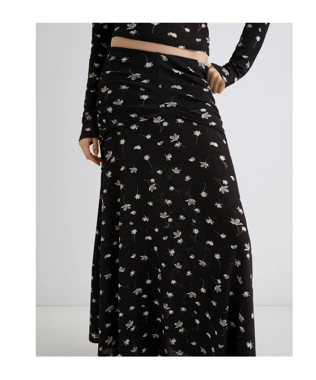 Tulle Jersey Skirt