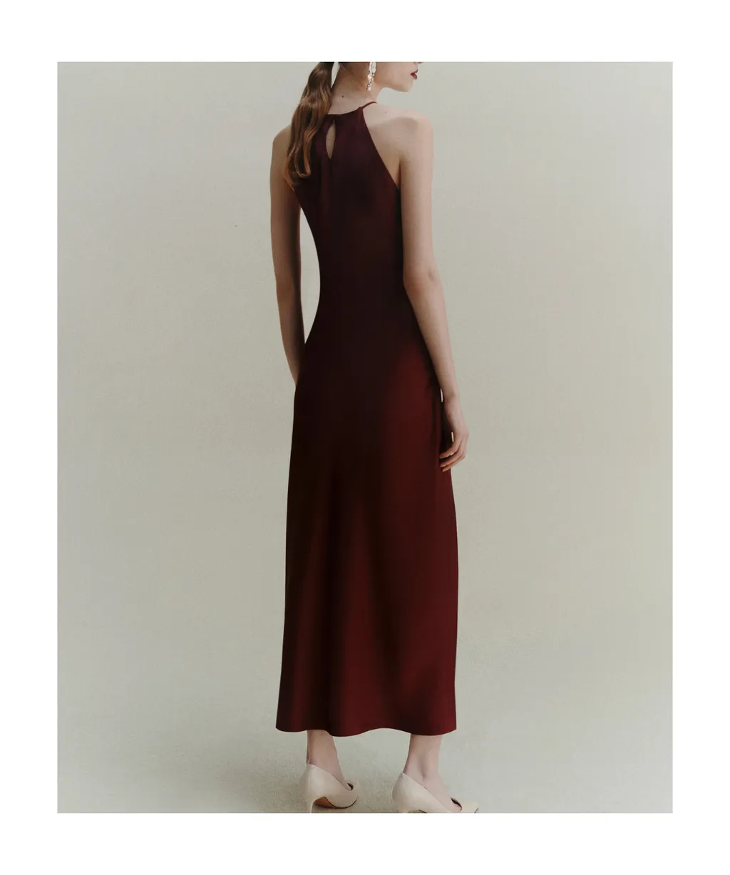Fluid Satin Dress