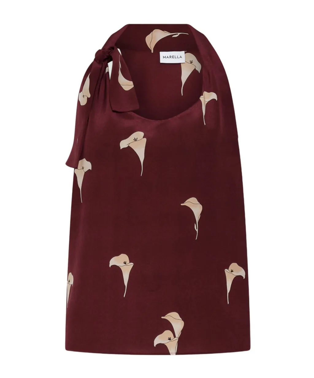 Printed Silk Top