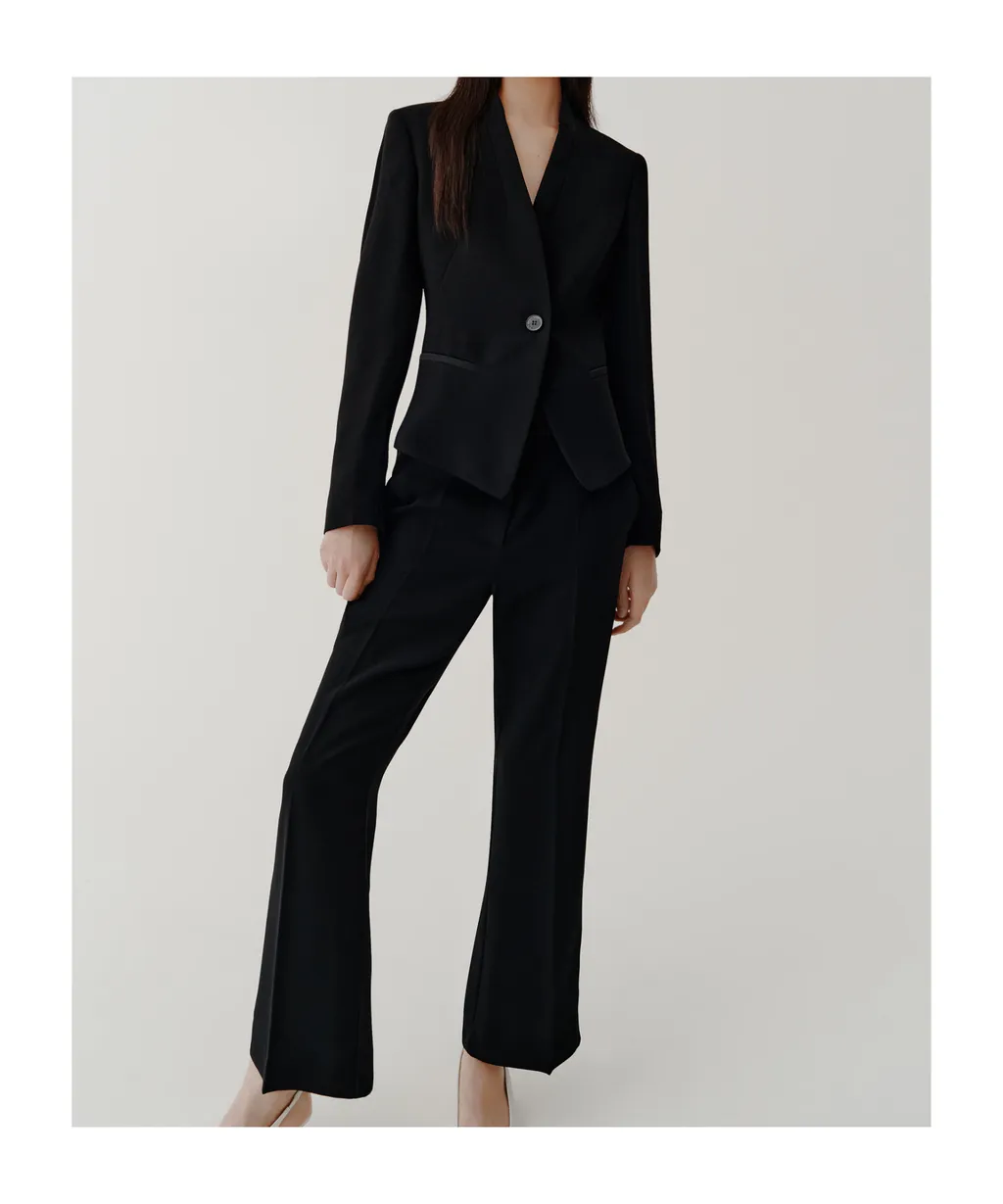 Crepe Envers Satin Blazer