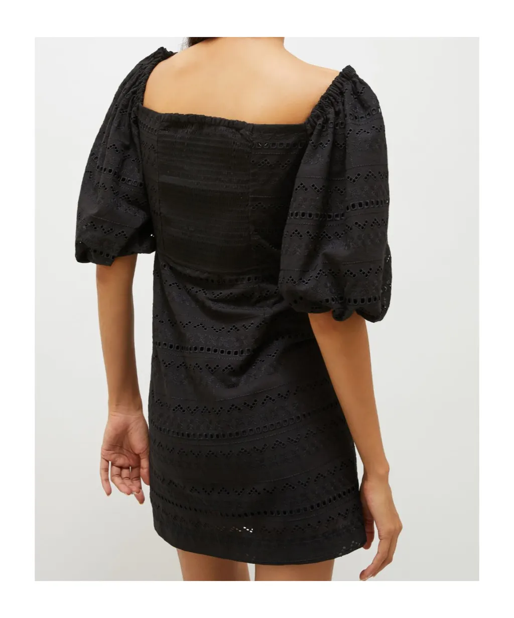 Puff-Sleeve Dress