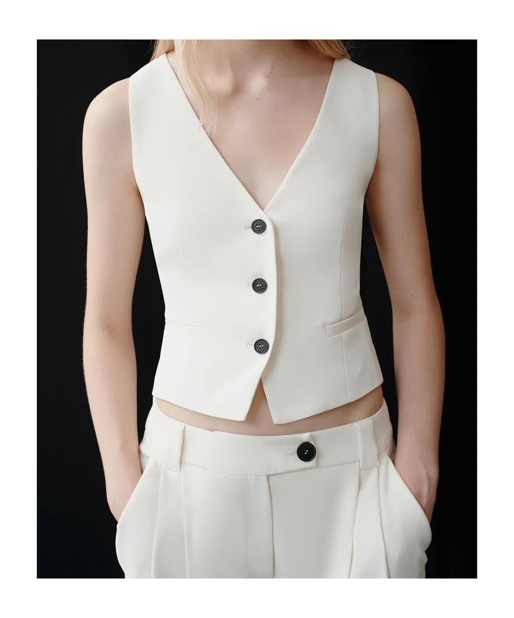 Recycled Envers Satin Gilet