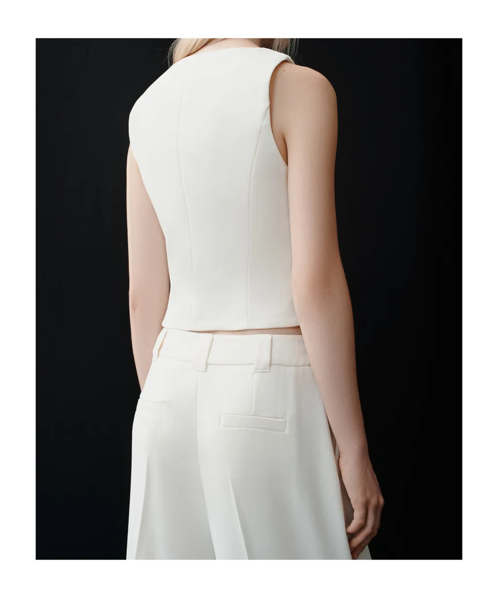 Recycled Envers Satin Gilet