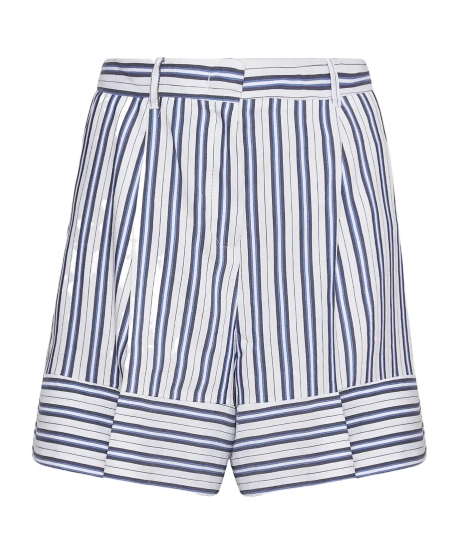 Linen And Cotton Shorts